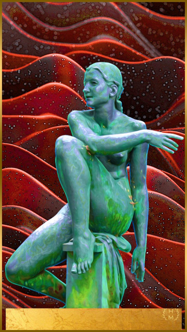 HEL MORT's Electric Love®: A mesmerizing collection of nine masterpieces in four vibrant color variations. Experience the captivating blend of pop-surrealism and traditional art techniques. Discover avant-garde art at its finest. Visit www.helmort.com for more.